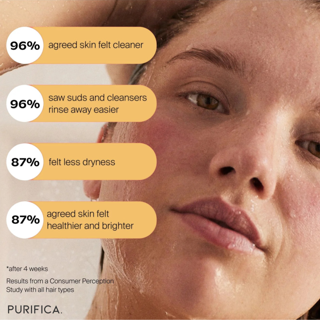Purifica™ 4-in-1 Spa Shower Filter & Scalp Massager
